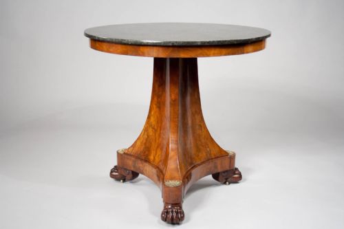 fig 4. Fine Empire Gueridon Table Original Condition