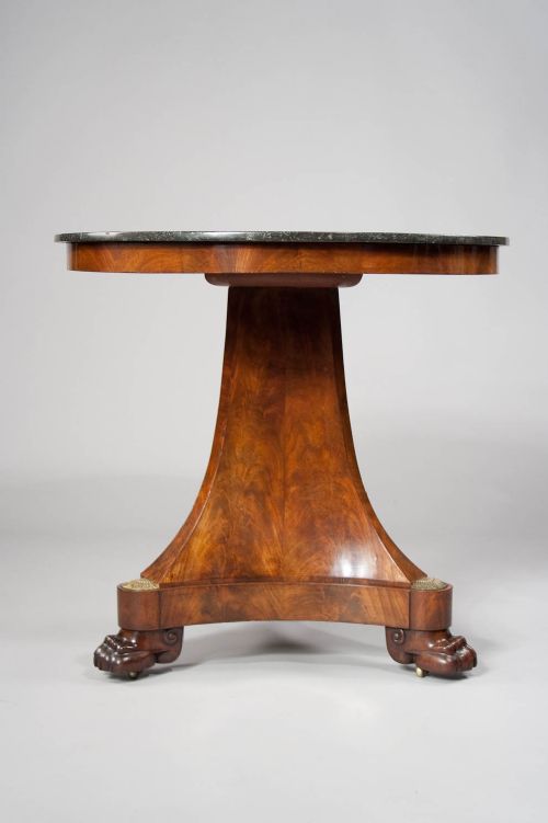 fig 9. Fine Empire Gueridon Table Original Condition