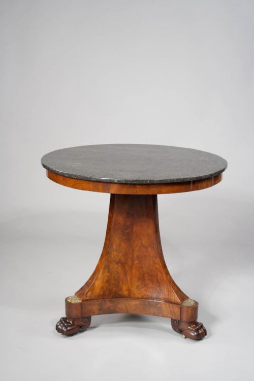 fig 10. Fine Empire Gueridon Table Original Condition