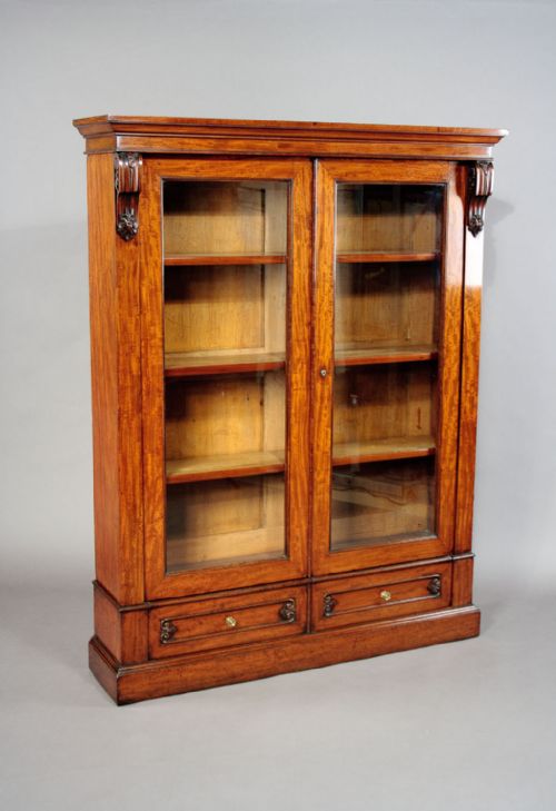 fig 1. Fine Quality Victorian Mahogany Bookcase