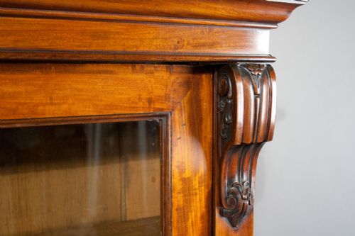 fig 4. Fine Quality Victorian Mahogany Bookcase