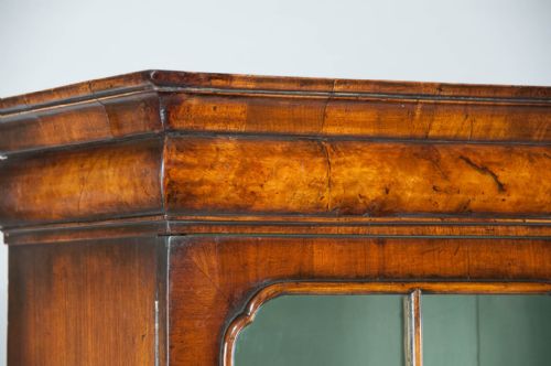 fig 4. Antique Walnut Two Door Bookcase