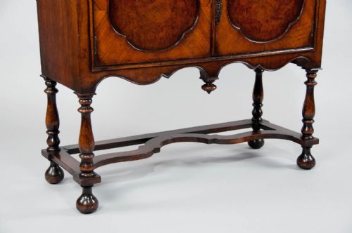 fig 6. Antique Walnut Two Door Bookcase