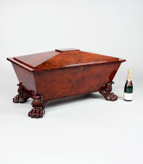 Exceptional Regency Mahogany Wine Cooler / Cellaret