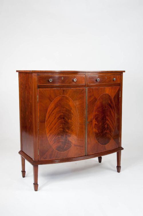 fig 1. A Elegant Edwardian Two Door Side Cabinet