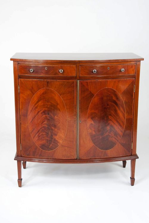 fig 8. A Elegant Edwardian Two Door Side Cabinet