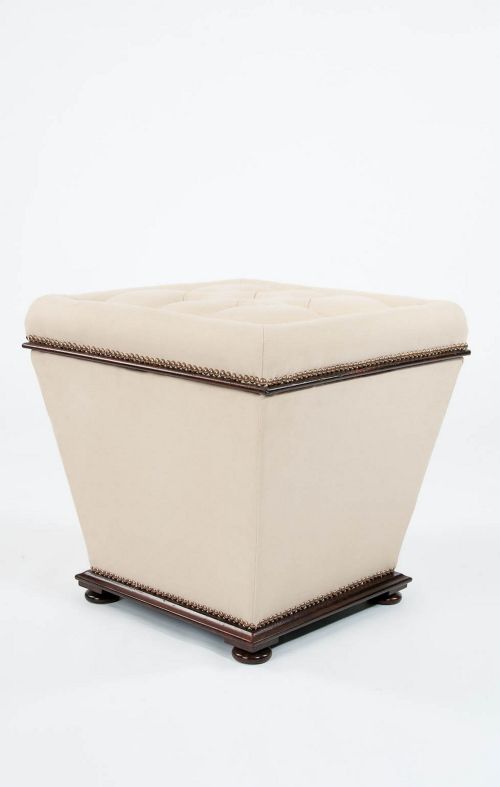 fig 1. William IV Rosewood Upholstered Ottoman