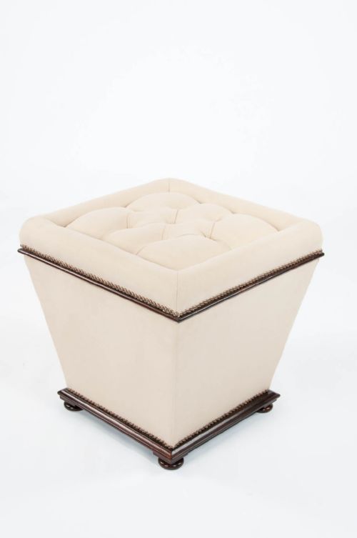 fig 4. William IV Rosewood Upholstered Ottoman