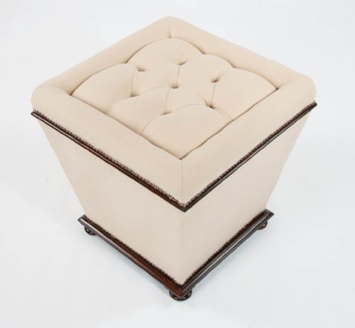 fig 6. William IV Rosewood Upholstered Ottoman