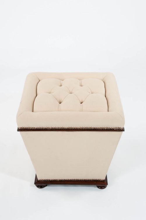 fig 7. William IV Rosewood Upholstered Ottoman