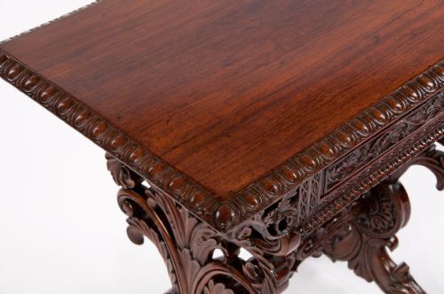 fig 2. A Fine Quality 19th Century Rosewood Carved Side Table
