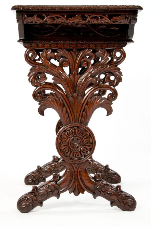 fig 11. A Fine Quality 19th Century Rosewood Carved Side Table