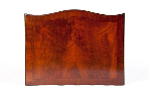 fig 8. Tall Serpentine Mahogany Chest Of Drawers