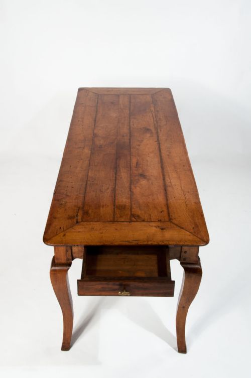 fig 3. 19th C French Fruitwood Farmhouse Table