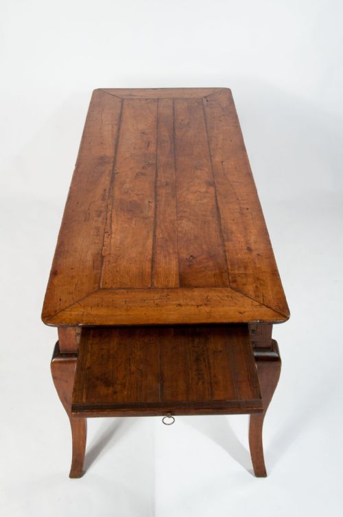 fig 6. 19th C French Fruitwood Farmhouse Table