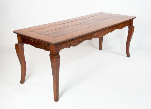 fig 7. 19th C French Fruitwood Farmhouse Table