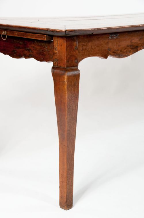 fig 9. 19th C French Fruitwood Farmhouse Table