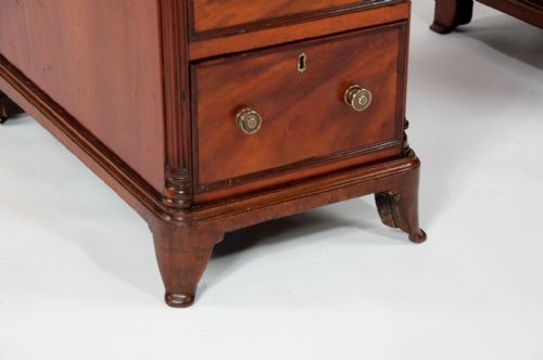 fig 5. 19th Century Mahogany Pedestal Writing Desk