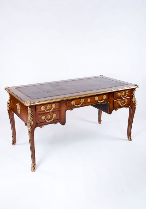 Exquisite French Kingwood Bureau Plat