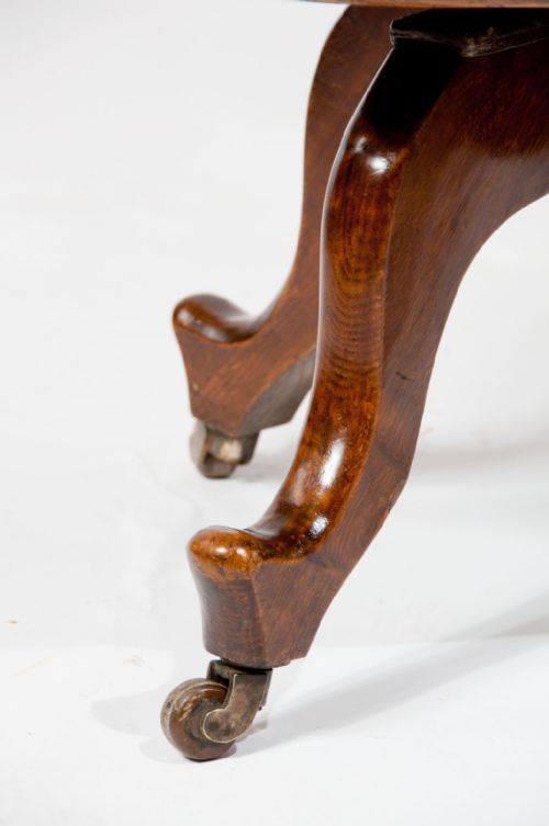 fig 7. Victorian Leather Upholstered Desk Chair