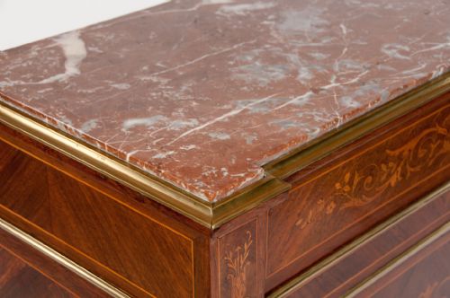 fig 6. 19th Century French Inlaid Pier Cabinet