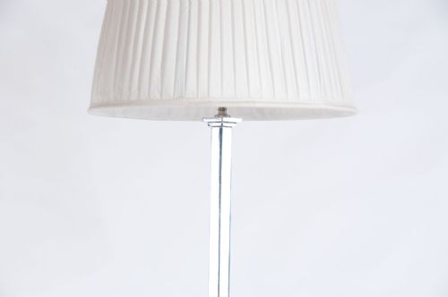 fig 2. Art Deco Chrome and Ebonised Standard Lamp