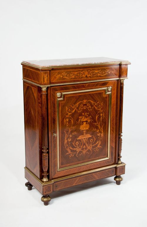fig 2. 19th Century French Inlaid Pier Cabinet