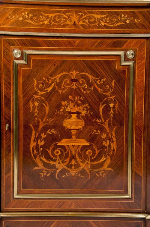 fig 8. 19th Century French Inlaid Pier Cabinet