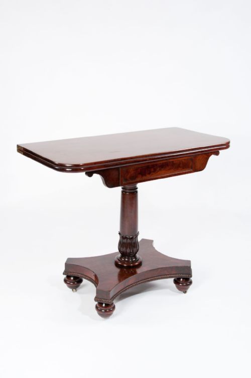 fig 2. Gillows Of Lancaster Mahogany Tea Table