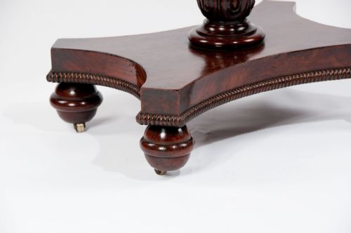 fig 3. Gillows Of Lancaster Mahogany Tea Table