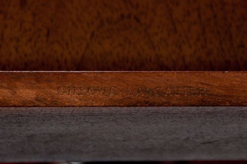fig 9. Gillows Of Lancaster Mahogany Tea Table