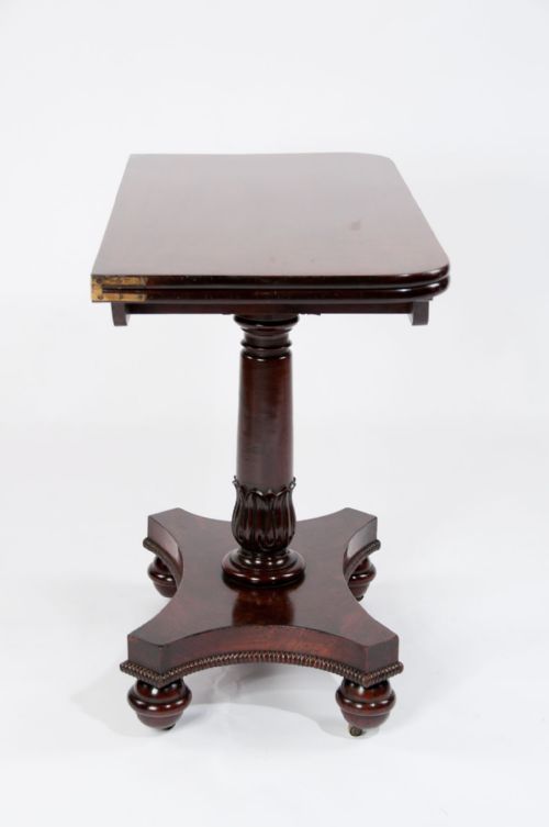 fig 10. Gillows Of Lancaster Mahogany Tea Table