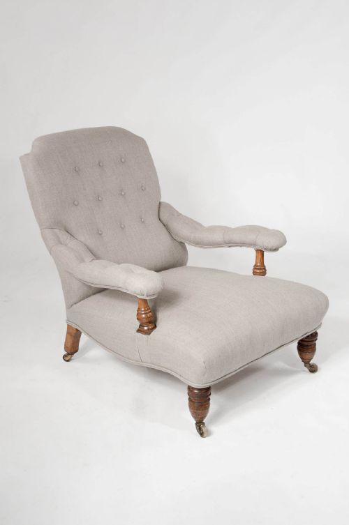 fig 1. 19th Century Howard and Sons Style Armchair