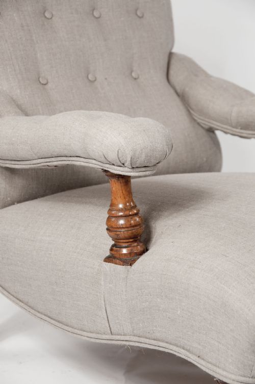 fig 4. 19th Century Howard and Sons Style Armchair