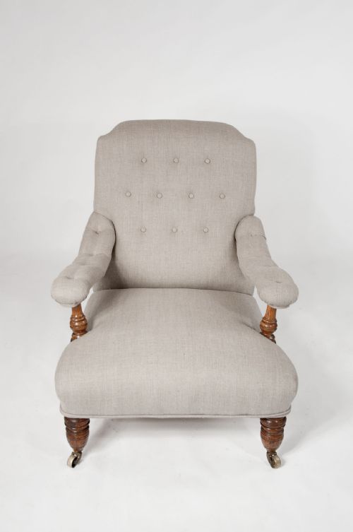 fig 7. 19th Century Howard and Sons Style Armchair