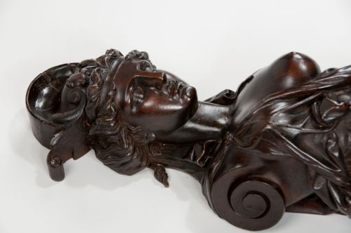 fig 7. 19th Century Pair of Carved Female Caryatids