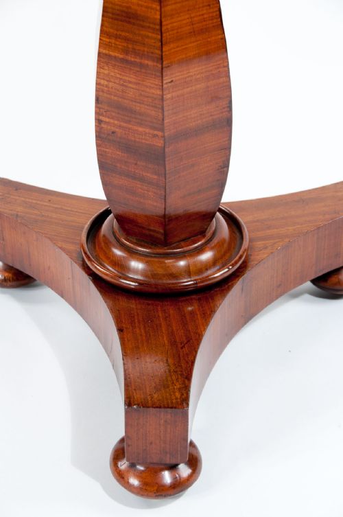 fig 7. Antique Mahogany Painted Slate Tilt Top Table