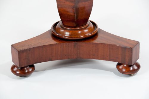 fig 6. Antique Mahogany Painted Slate Tilt Top Table