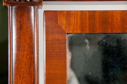 fig 4. A Fine Regency Mahogany Cheval Mirror