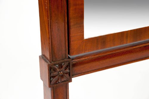 fig 5. A Fine Regency Mahogany Cheval Mirror