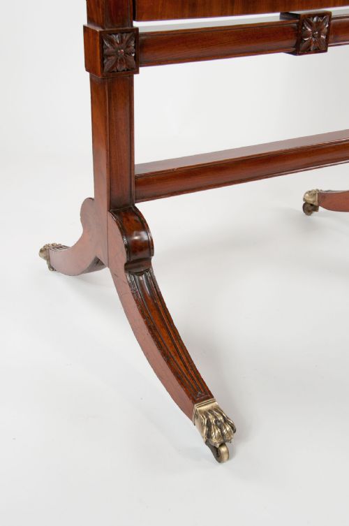 fig 7. A Fine Regency Mahogany Cheval Mirror