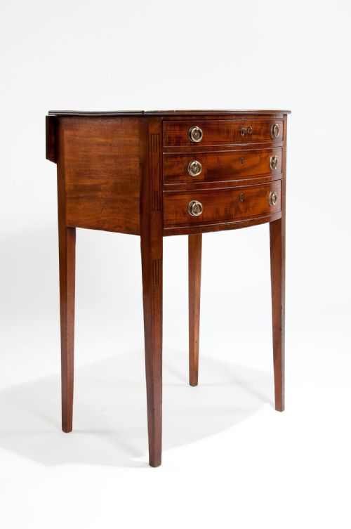 A Rare Georgian Side Table with Extending Top