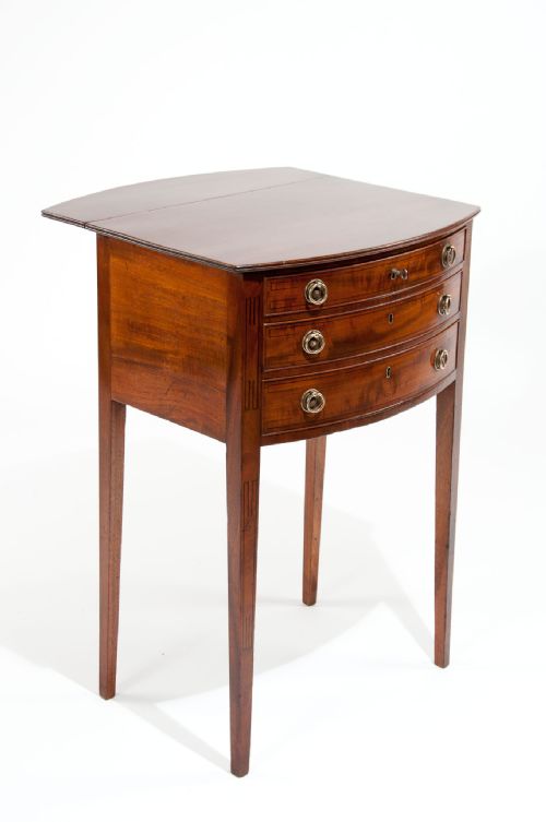 fig 1. A Rare Georgian Side Table With Extending Top
