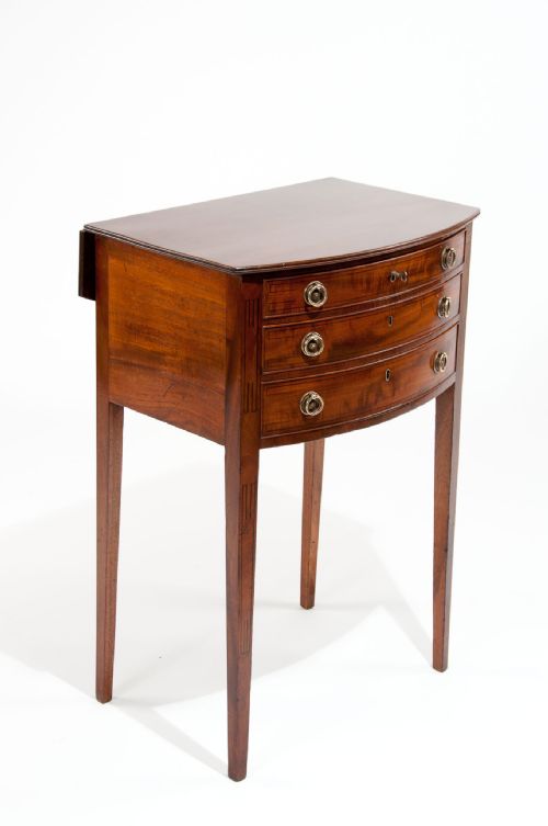 fig 2. A Rare Georgian Side Table With Extending Top