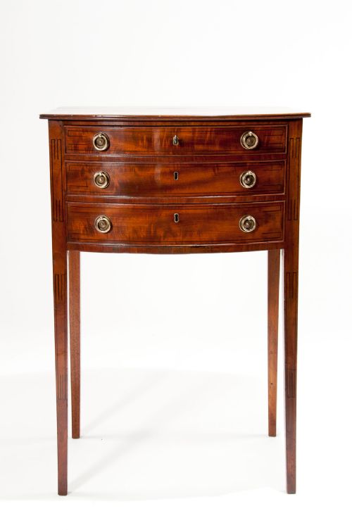 fig 4. A Rare Georgian Side Table With Extending Top