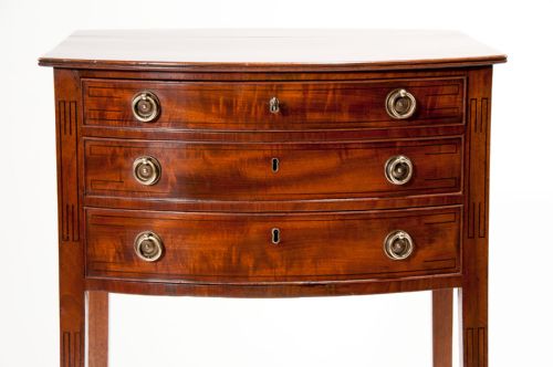 fig 6. A Rare Georgian Side Table With Extending Top