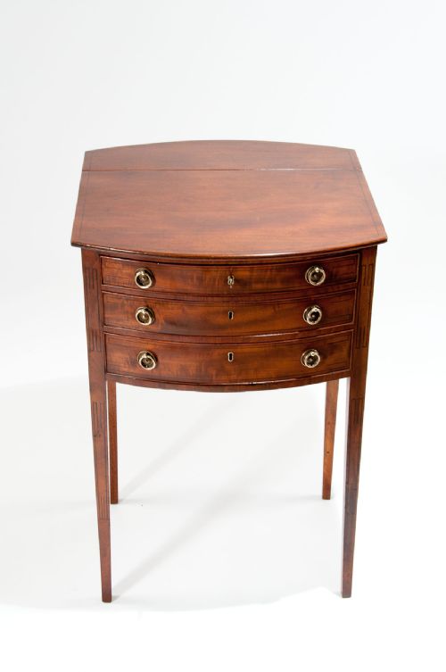 fig 8. A Rare Georgian Side Table With Extending Top