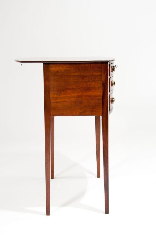 fig 9. A Rare Georgian Side Table With Extending Top