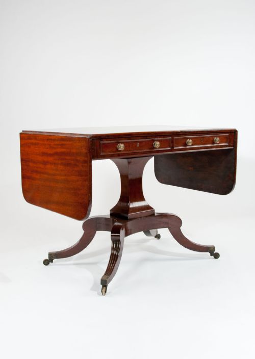 Superb Regency Four Drawers Sofa Table