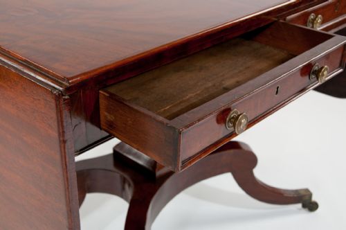 fig 5. Superb Regency Four Drawers Sofa Table